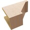 Ekena Millwork 6in. W x 8in. H x 12in. L Burlington Woodgrain TimberThane Rafter Tail, Primed Tan RFTUR06X08X12BURRCPR - alternate 4